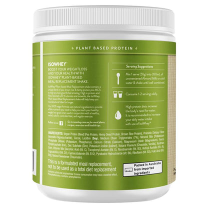 IsoWhey Plant-Based Meal Replacement Shake Chocolate 550g
