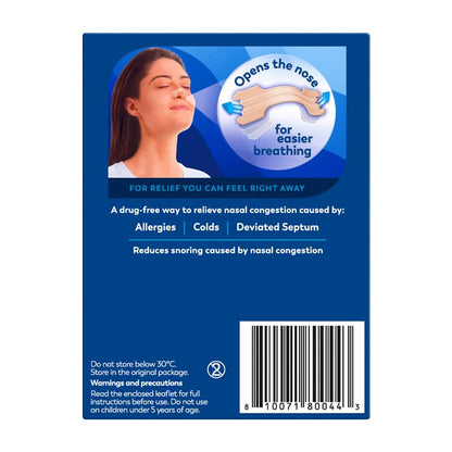 Breathe Right Nasal Strips Tan Large 30