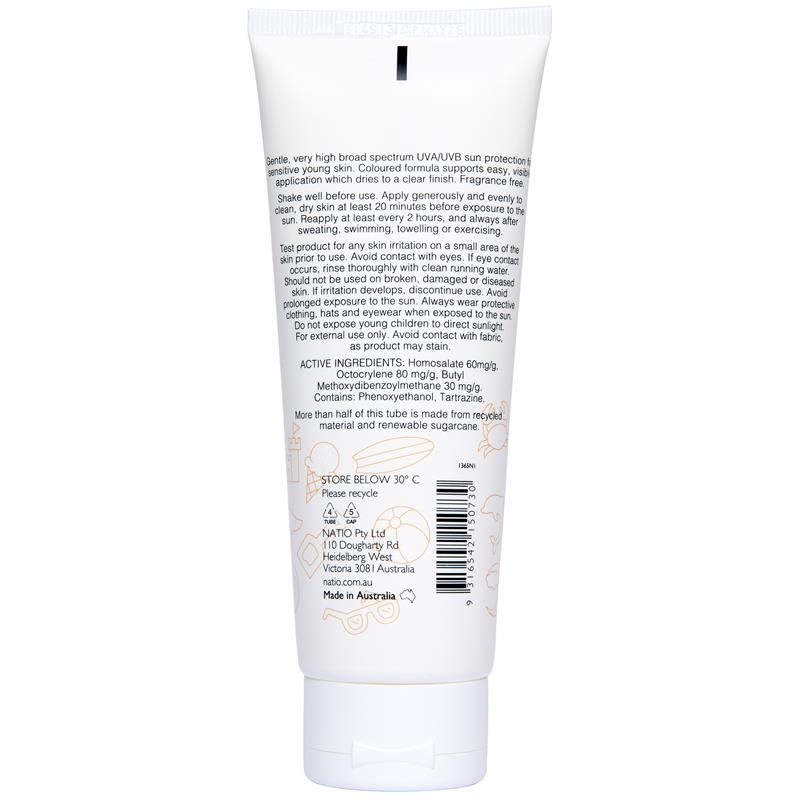 Natio Kids Everyday Sensitive Sunscreen SPF 50+ 100ml