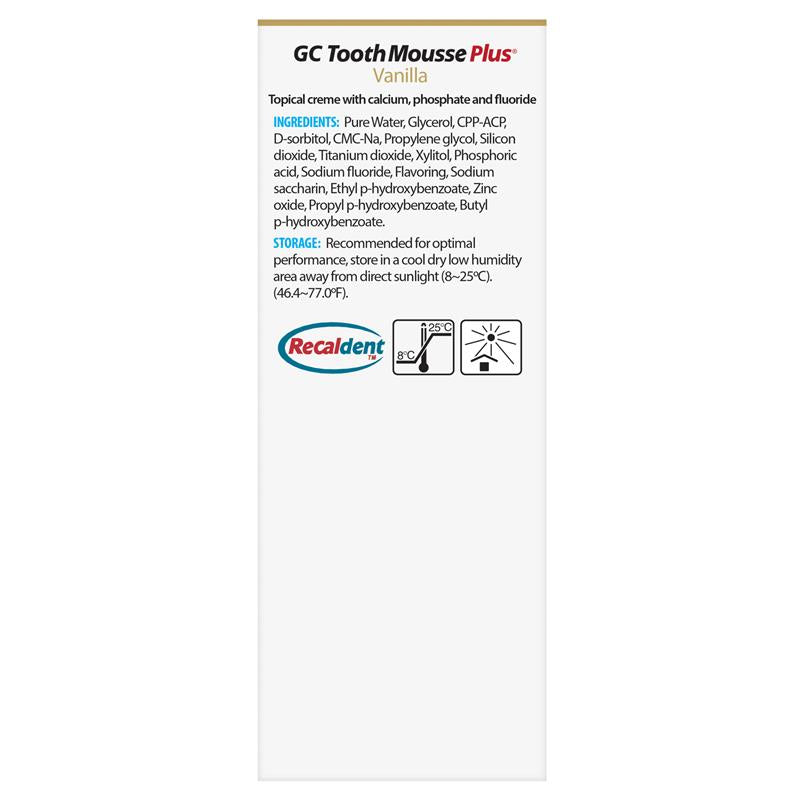 GC Tooth Mousse Plus Vanilla 40g