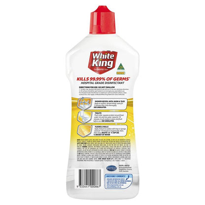 White King Bathroom Power Gel Lemon 750ml
