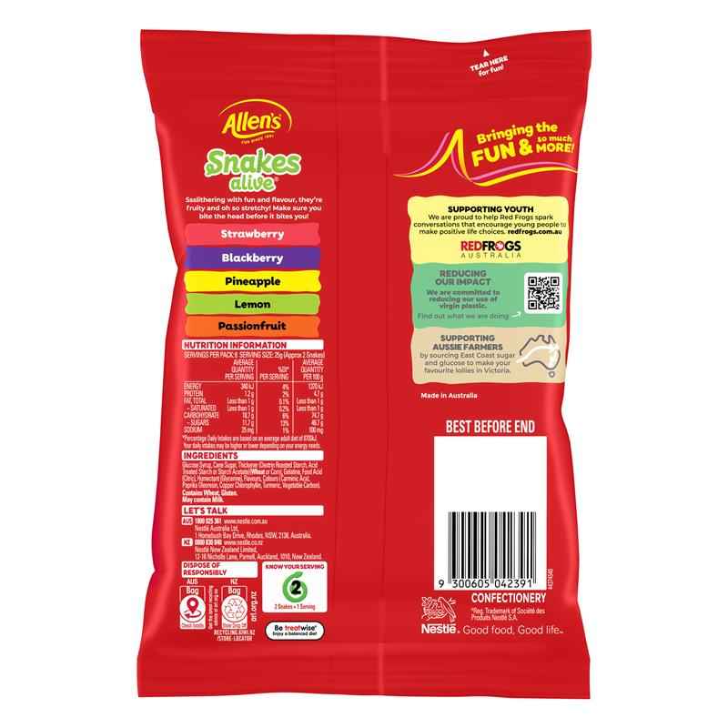 Allens Snakes Alive 200g