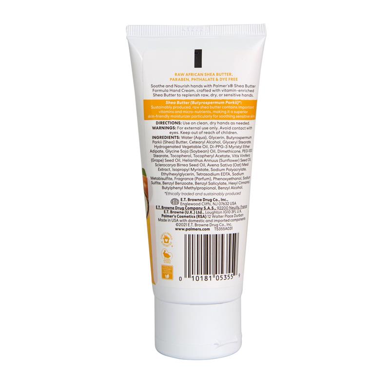Palmer's Raw Shea Hand Cream Tube 96g