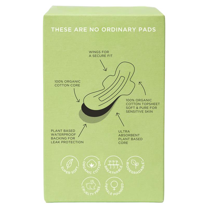 TOM Organic Ultra Thin Pads Regular 10 Pack