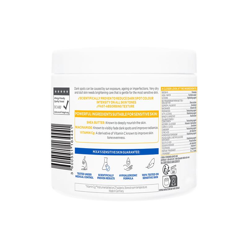 Mixa Niacinamide Bright Moisturising Anti-Dark Spot Cream 400ml - GimmeNow