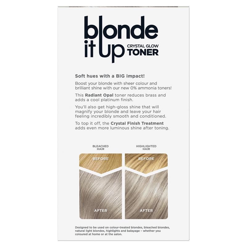 Clairol Blonde It Up Crystal Glow Semi Permanent Toner  Radient Opal