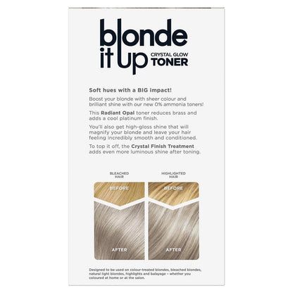 Clairol Blonde It Up Crystal Glow Semi Permanent Toner  Radient Opal