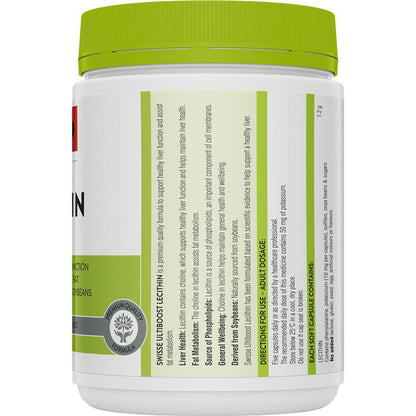 Swisse Ultiboost Lecithin 1200mg 300 Capsules