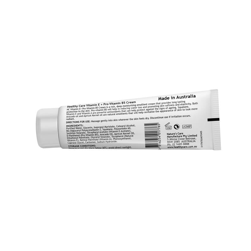 Healthy Care Vitamin E + Pro Vitamin B5 Cream 50g