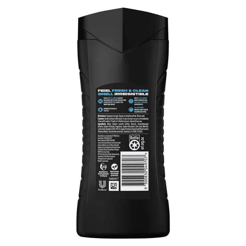 Lynx Bodywash Ice Chill 400ml NEW