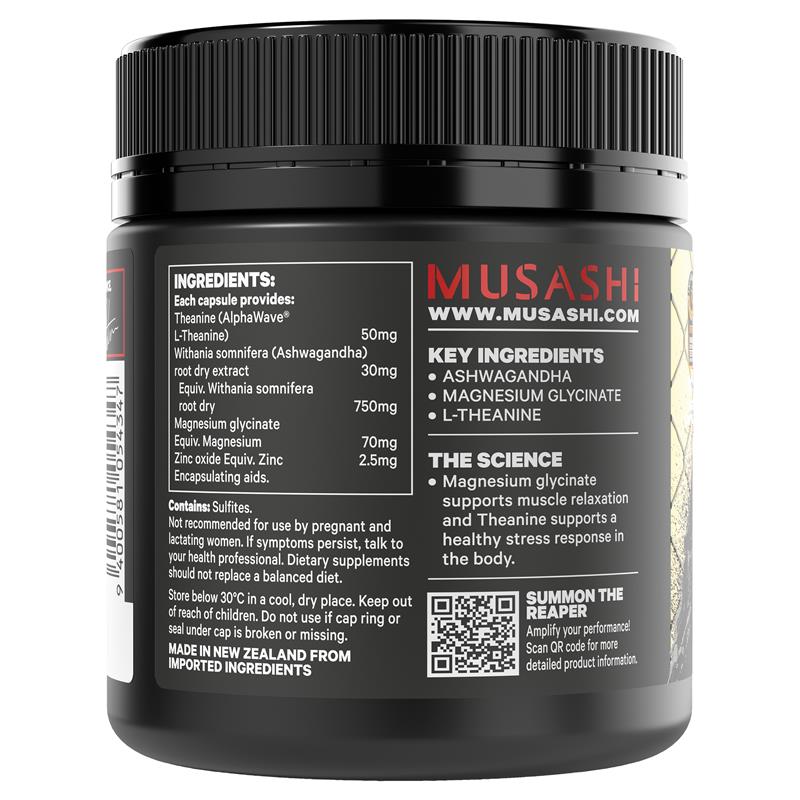 Musashi Reaper Nervous System Stress Matrix 100 Capsules