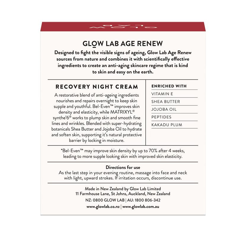 Glow Lab Age Renew Recovery Night Cream 50g