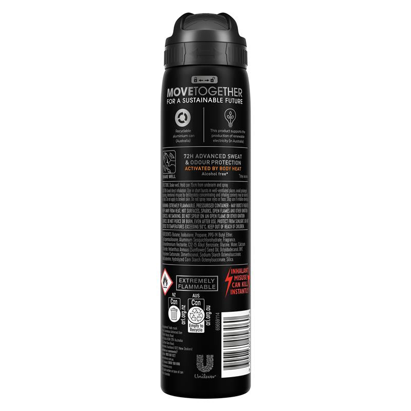 Rexona Men Advanced Antiperspirant Aerosol Invisible Dry Black & White 220ml