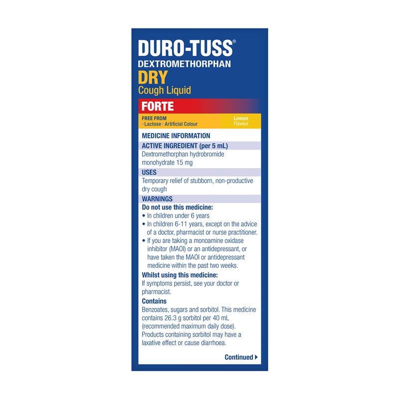Durotuss Dry Cough Liquid Forte 200ml