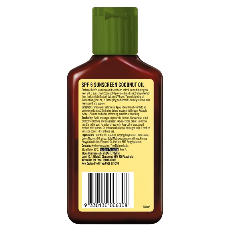 Reef Coconut Oil SPF 6+ 125ml