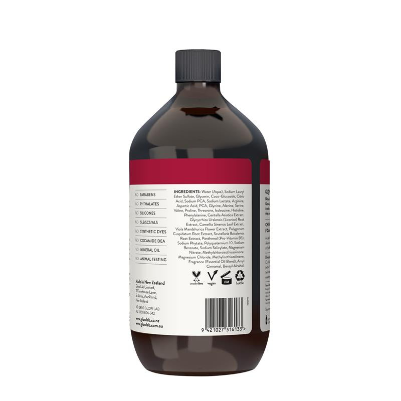 Glow Lab Antibacterial Foaming Cherry & Rose Hand Wash Refill 900ml