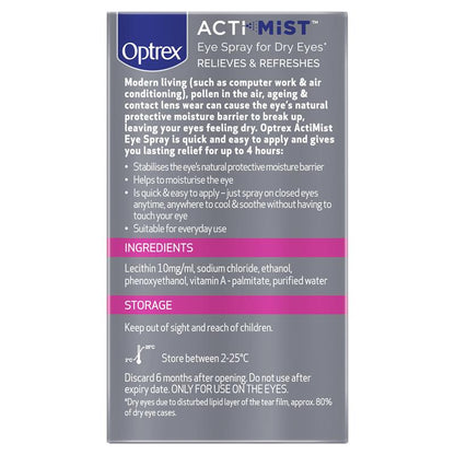Optrex Actimist Dry Eye 10ml