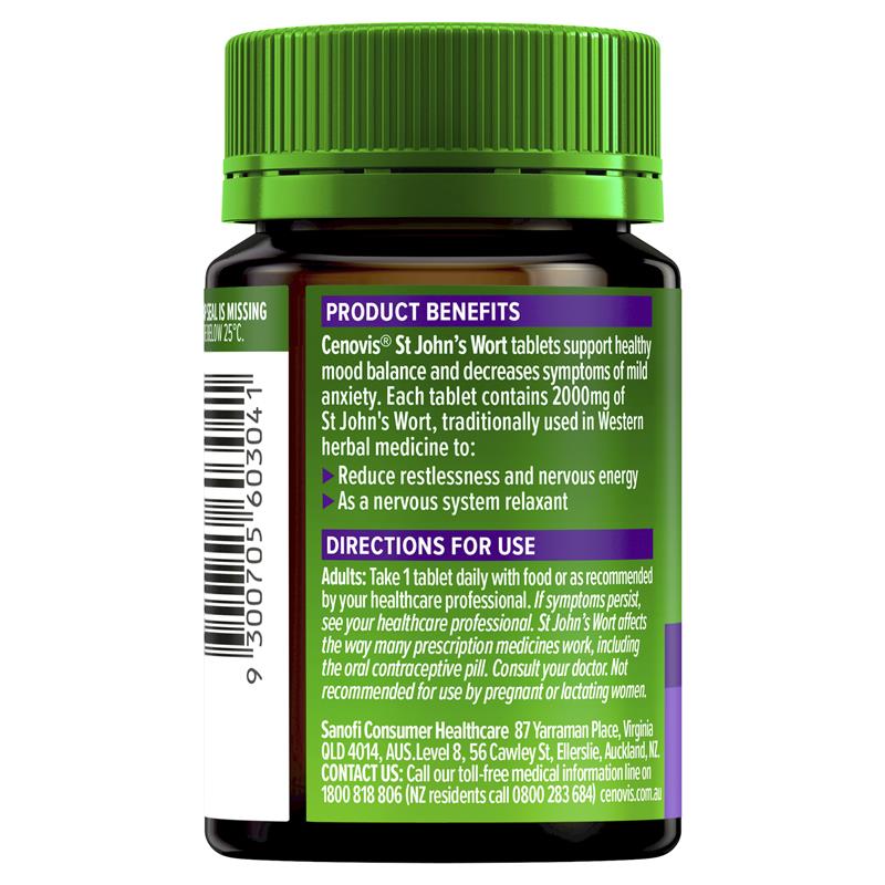 Cenovis St Johns Wort 60 Tablets