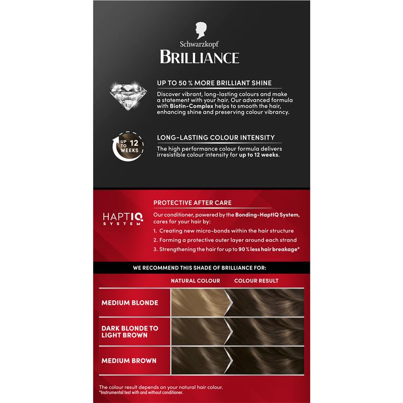 Schwarzkopf Brilliance Cool Browns 73 Frosty Brown