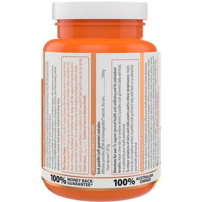 Carusos Gummies Ashwagandha 60 Pastilles
