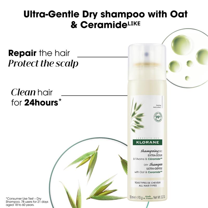 Klorane Dry Shampoo With Oat & Ceramide 150ml