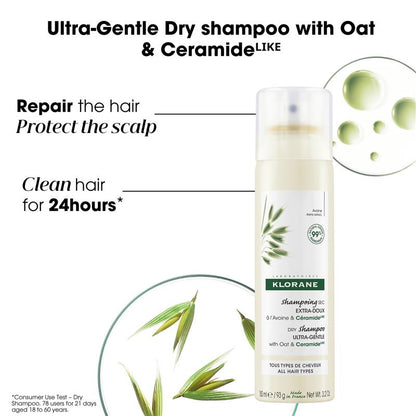 Klorane Dry Shampoo With Oat & Ceramide 150ml