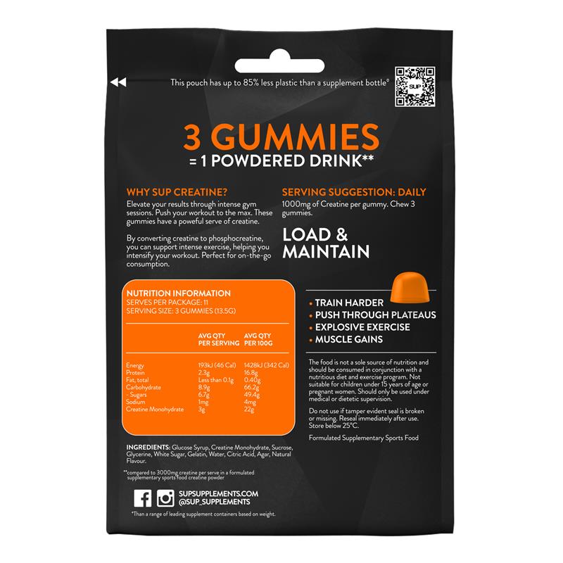 SUP Creatine Gummies Cola 35