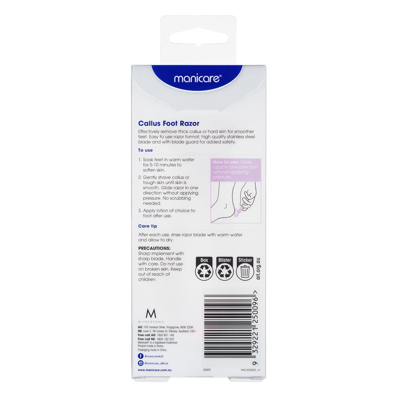 Manicare Foot Callus Razor 25009