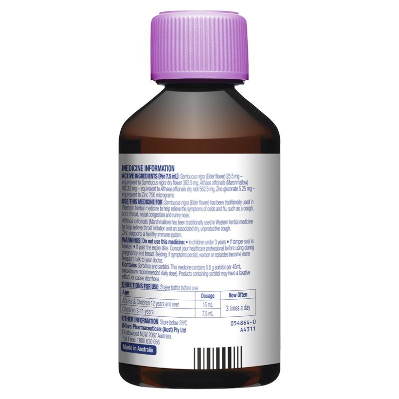 DURO-TUSS Childrens Cough Cold and Flu Liquid 200ml