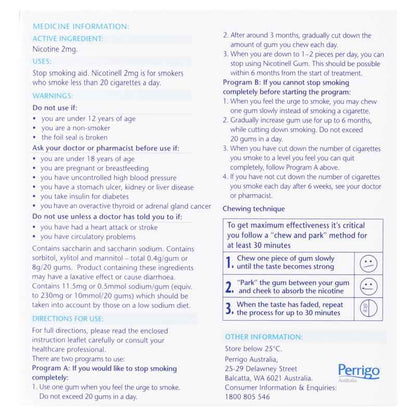 Nicotinell Fruit Gum 2mg 384 Pack