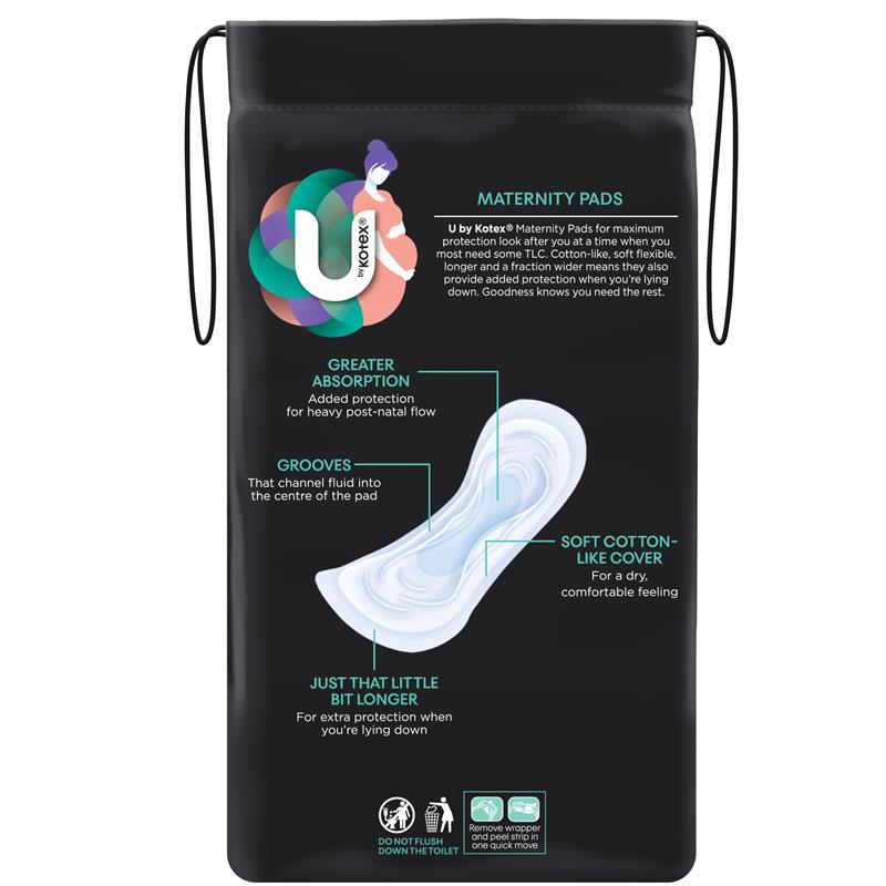 U by Kotex Maternity Pads 10 Pack - GimmeNow