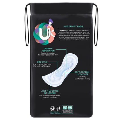 U by Kotex Maternity Pads 10 Pack - GimmeNow