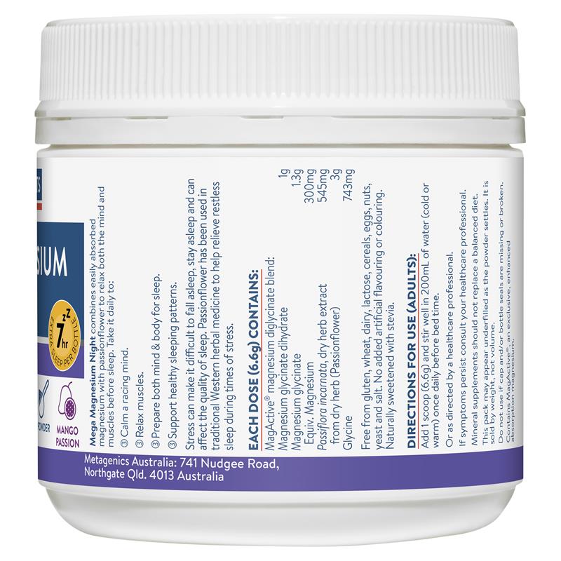 Magnesium & Passionflower Sleep Powder - Mango Passion