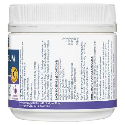 Magnesium & Passionflower Sleep Powder - Mango Passion