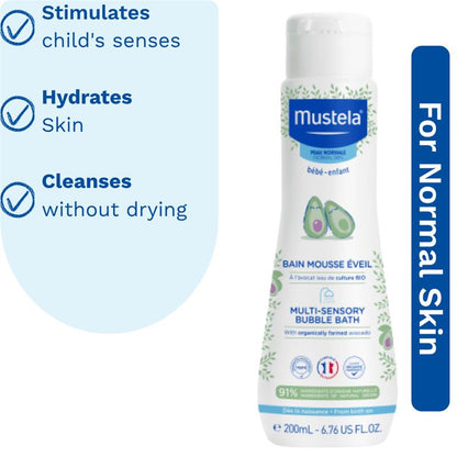 Mustela Multi-Sensory Bubble Bath 200ml