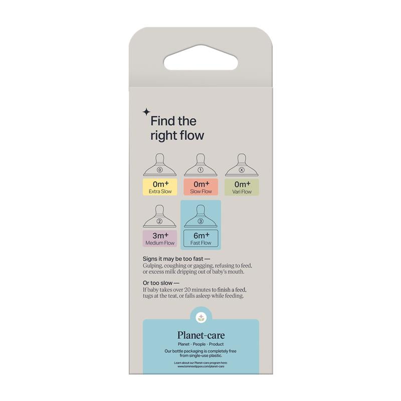 Tommee Tippee Natural Start Fast Flow Teats 2 Pack