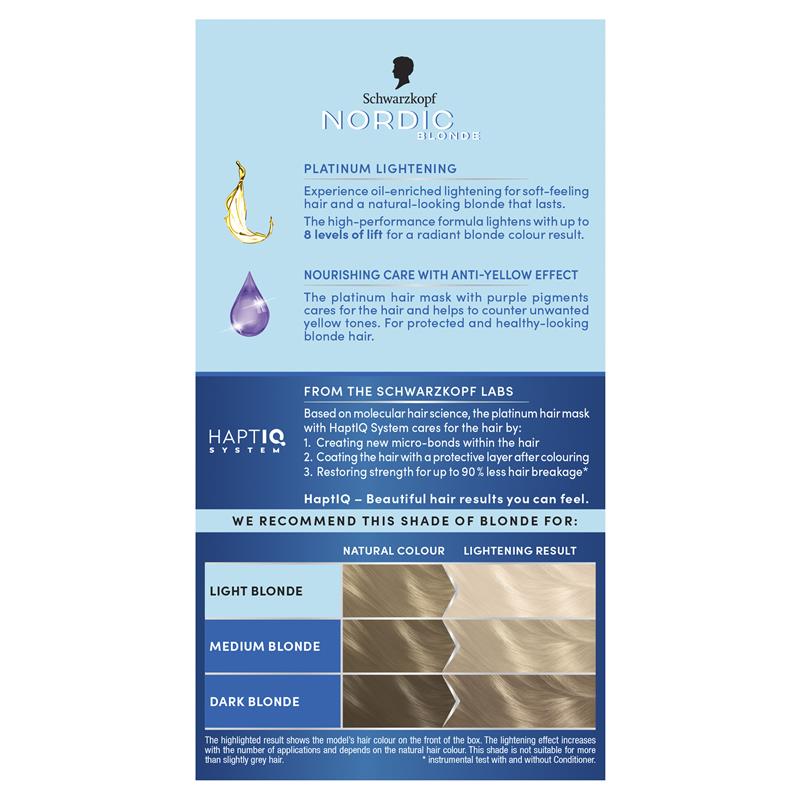 Schwarzkopf Nordic Blonde L101 Silver Blonde