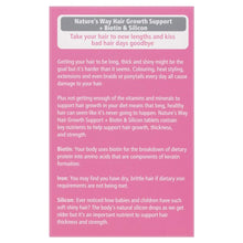 Nature's Way Hair Growth Support + Biotin & Silicon 30 Tablets