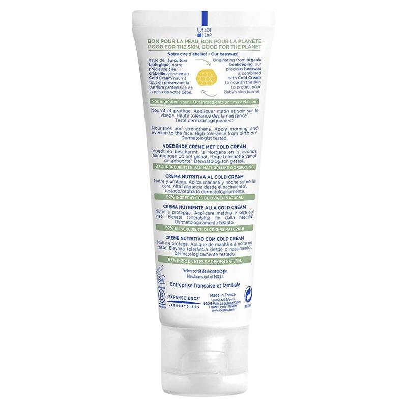 Mustela Nourishing Face Cream For Dry Skin 40ml