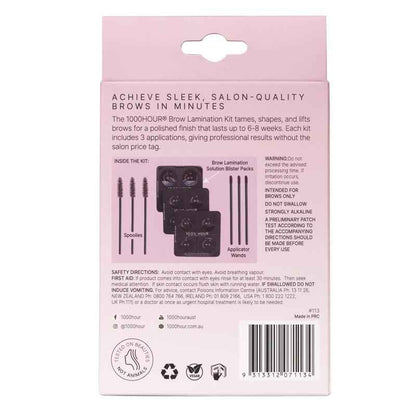 1000 Hour Brow Lamination Kit