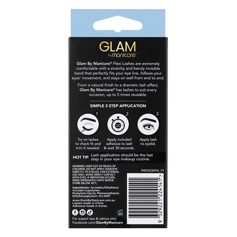Glam By Manicare River Flexi Lashes Natural