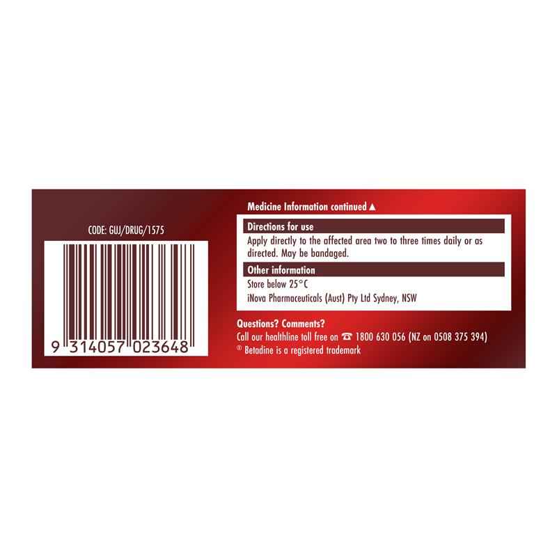 Betadine Antiseptic First Aid Cream 45g