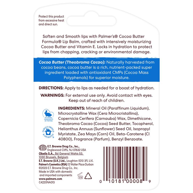 Palmer's Cocoa Butter Lip Balm 4g