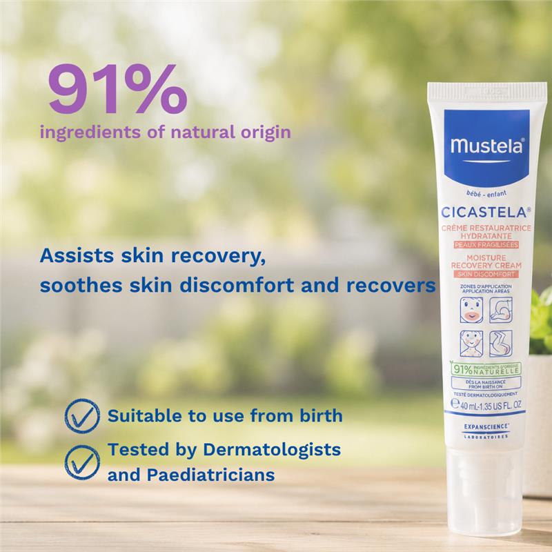 Mustela Cicastela Moisture Recovery Cream 40ml