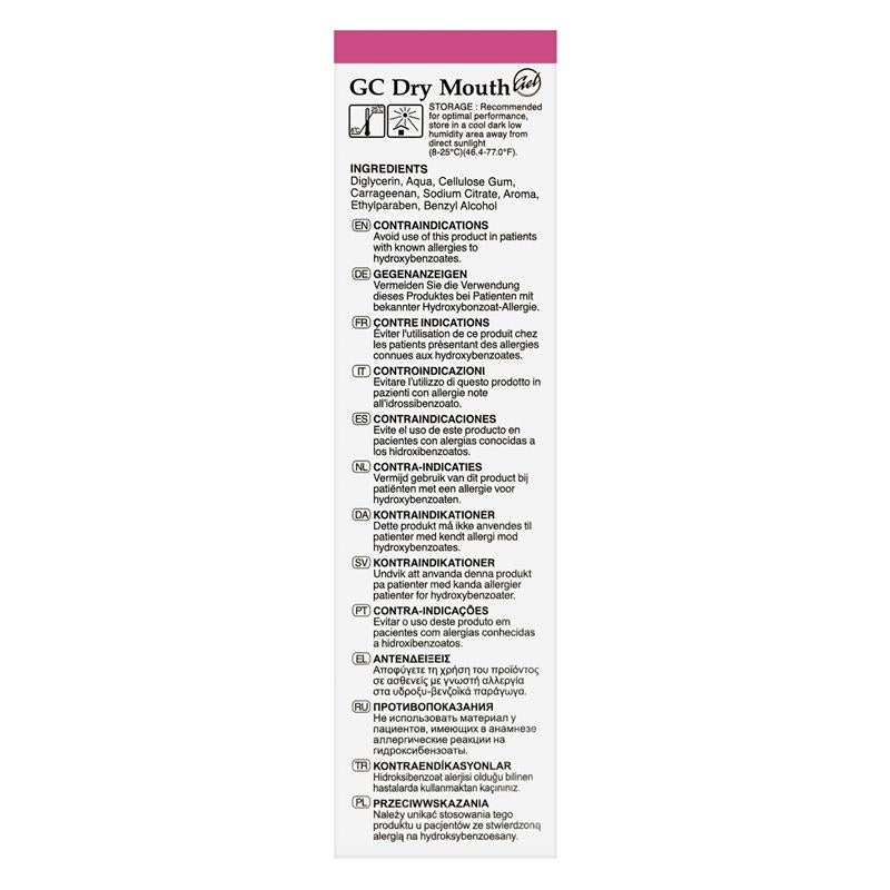 GC Dry Mouth Gel Raspberry 40g