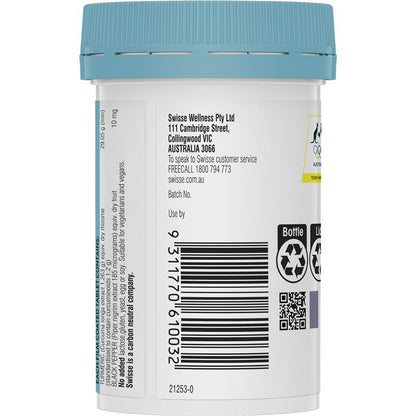 Swisse High Strength Curcumin 30 Tablets