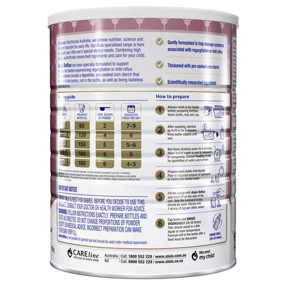 Alula Gold Reflux Infant Formula 0-12 Months 900g