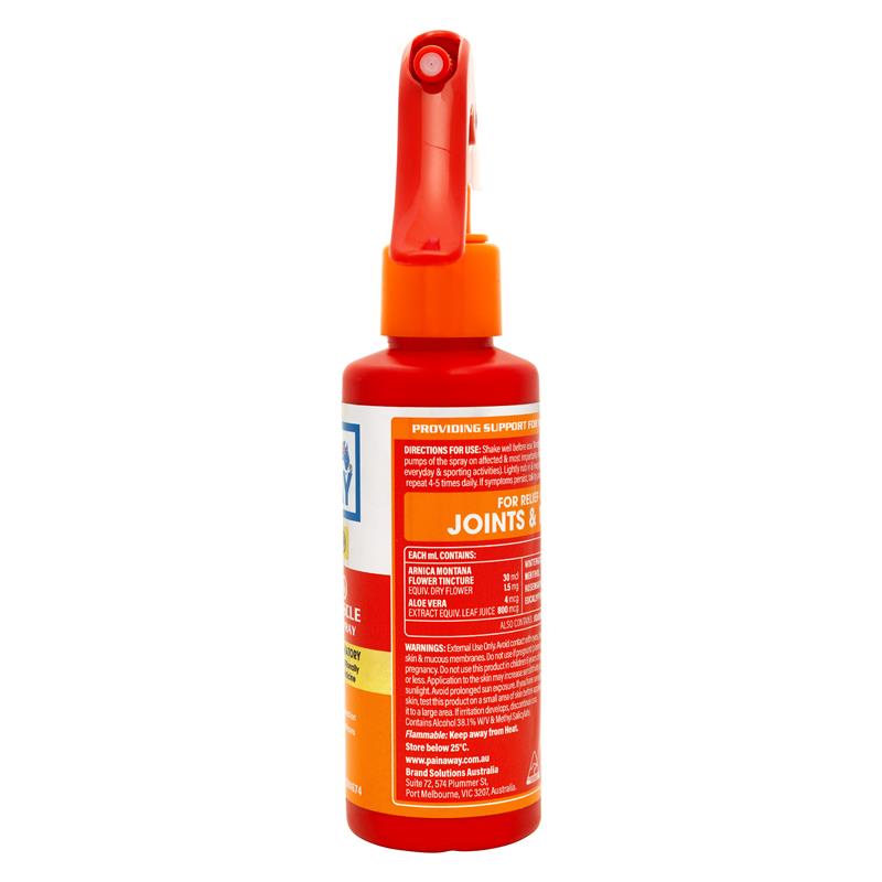 Pain Away Forte+ Heat Joint & Muscle Pain Relief Spray 100ml