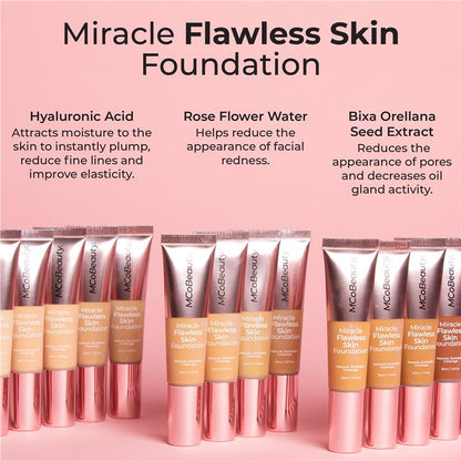 MCoBeauty Miracle Flawless Skin Foundation Natural Medium