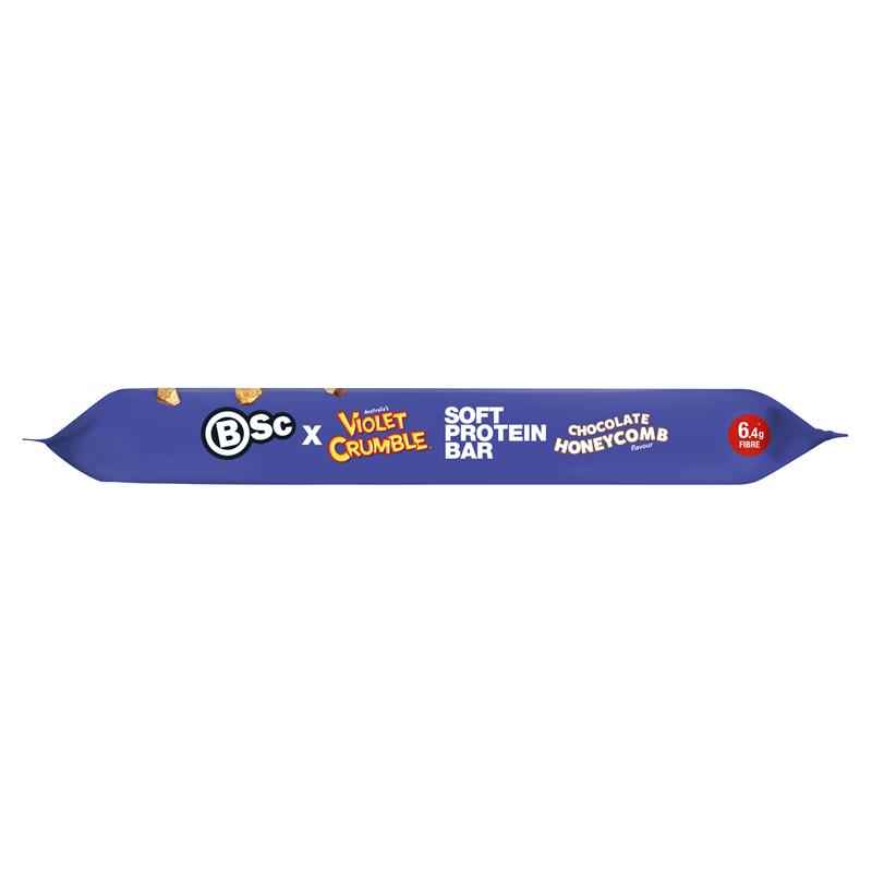 BSc x Violet Crumble Soft Protein Bar Chocolate Honeycomb 55g